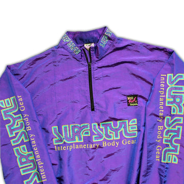 Vintage Purple Surf Style Windbreaker (XL) | Rebalance Vintage.