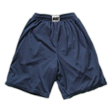 Vintage Blue + Grey Nike Basketball Shorts | Rebalance Vintage.