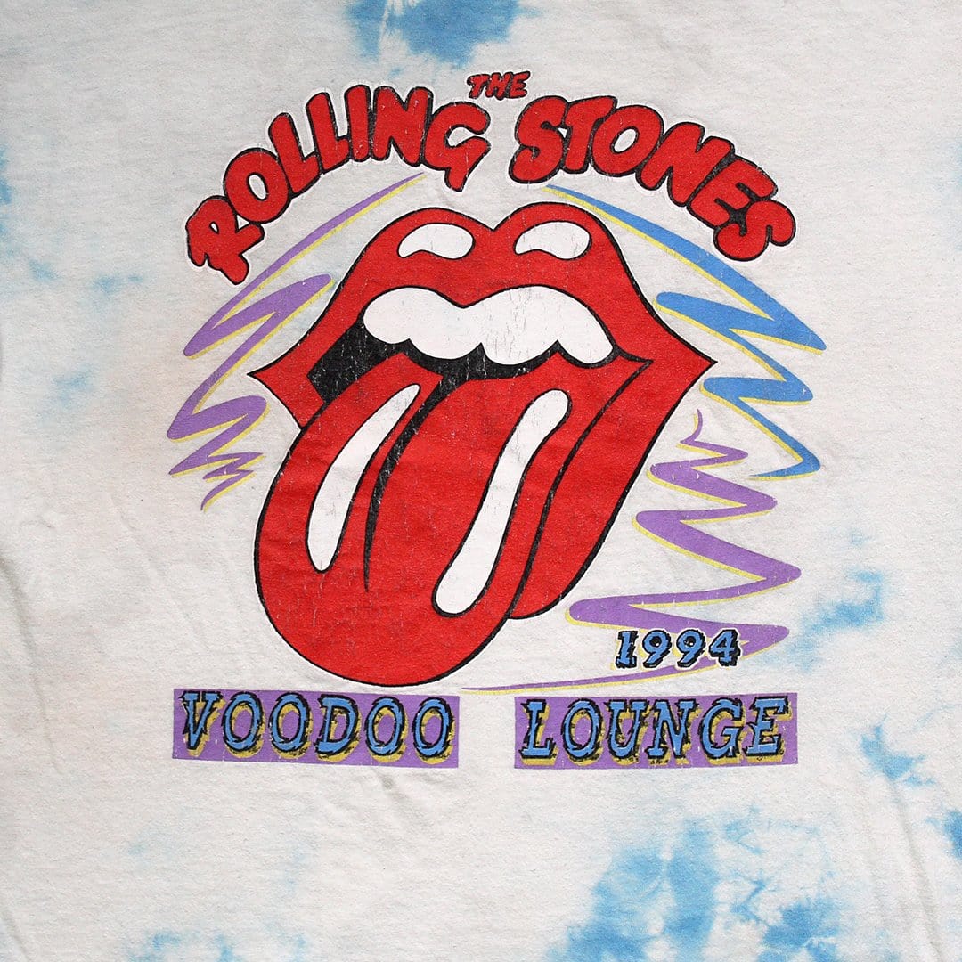 Tie Dye Rolling Stones Voodoo Lounge 1994 Tour | Rebalance Vintage.