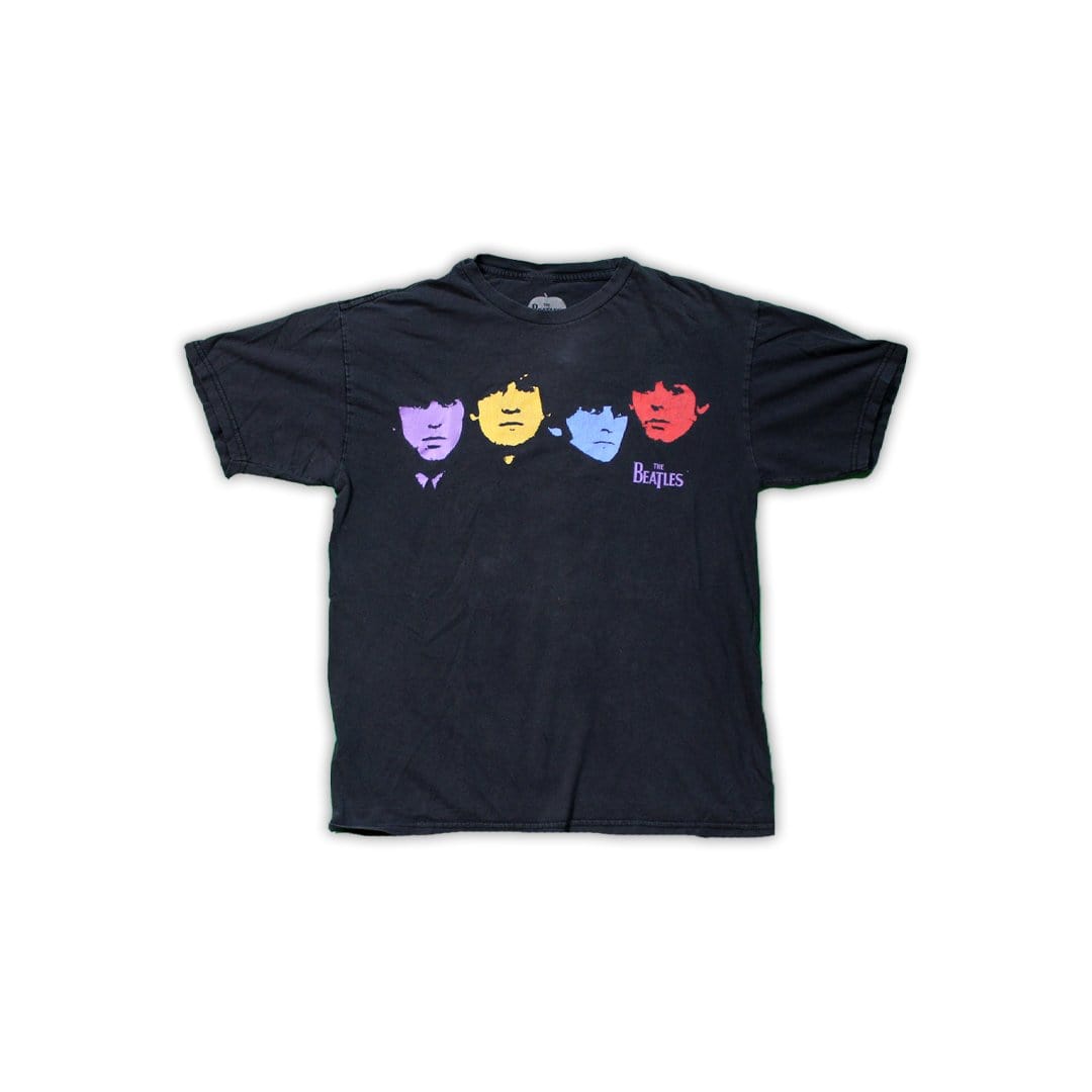 Vintage The Beatles Multicoloured Faces Tee (S/M) | Rebalance Vintage.