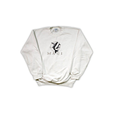 Vintage Maui Whale Embroidered Crewneck | Rebalance Vintage.