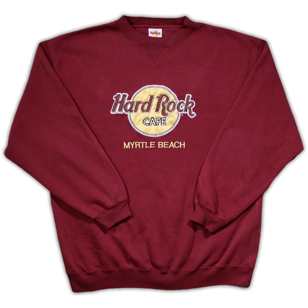 Vintage Hard Rock Cafe Myrtle Beach Crewneck | Rebalance Vintage.