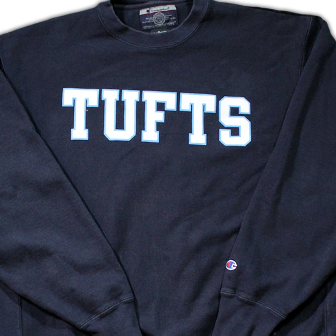 Vintage Tufts University x Champion Crewneck | Rebalance Vintage.