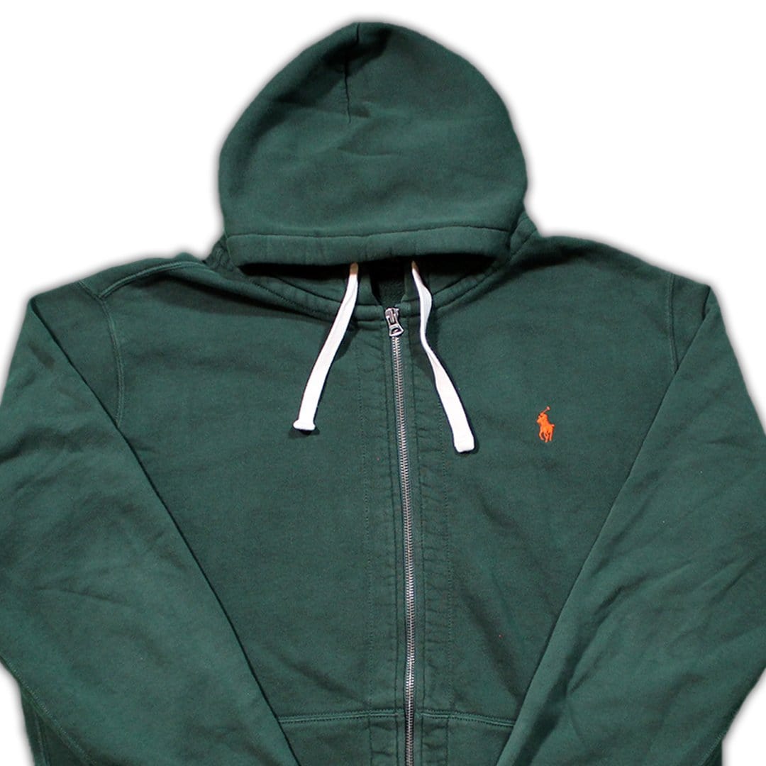 Vintage Green Polo Zip Up | Rebalance Vintage.