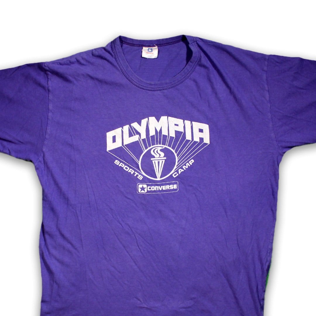 Vintage Olympia Sports Camp x Converse Tee (XL) | Rebalance Vintage.