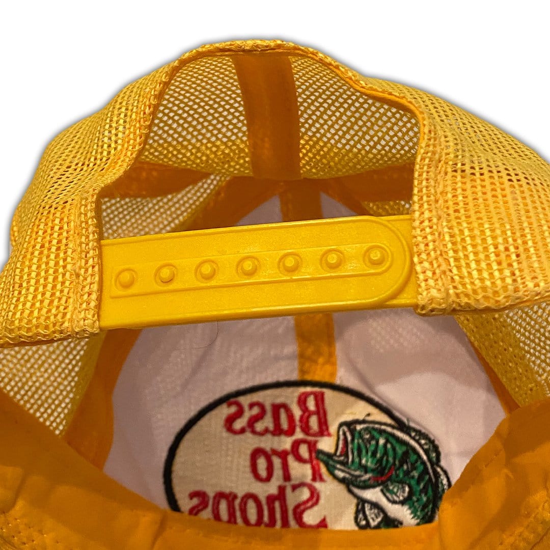 Vintage Yellow Bass Pro Hat | Rebalance Vintage.