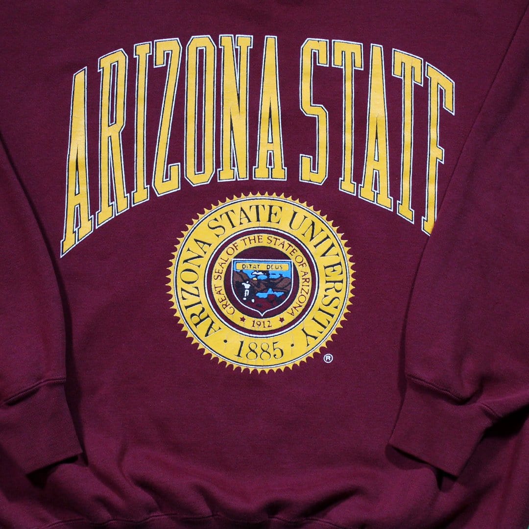 Vintage Arizona State Spell Out Crewneck | Rebalance Vintage.