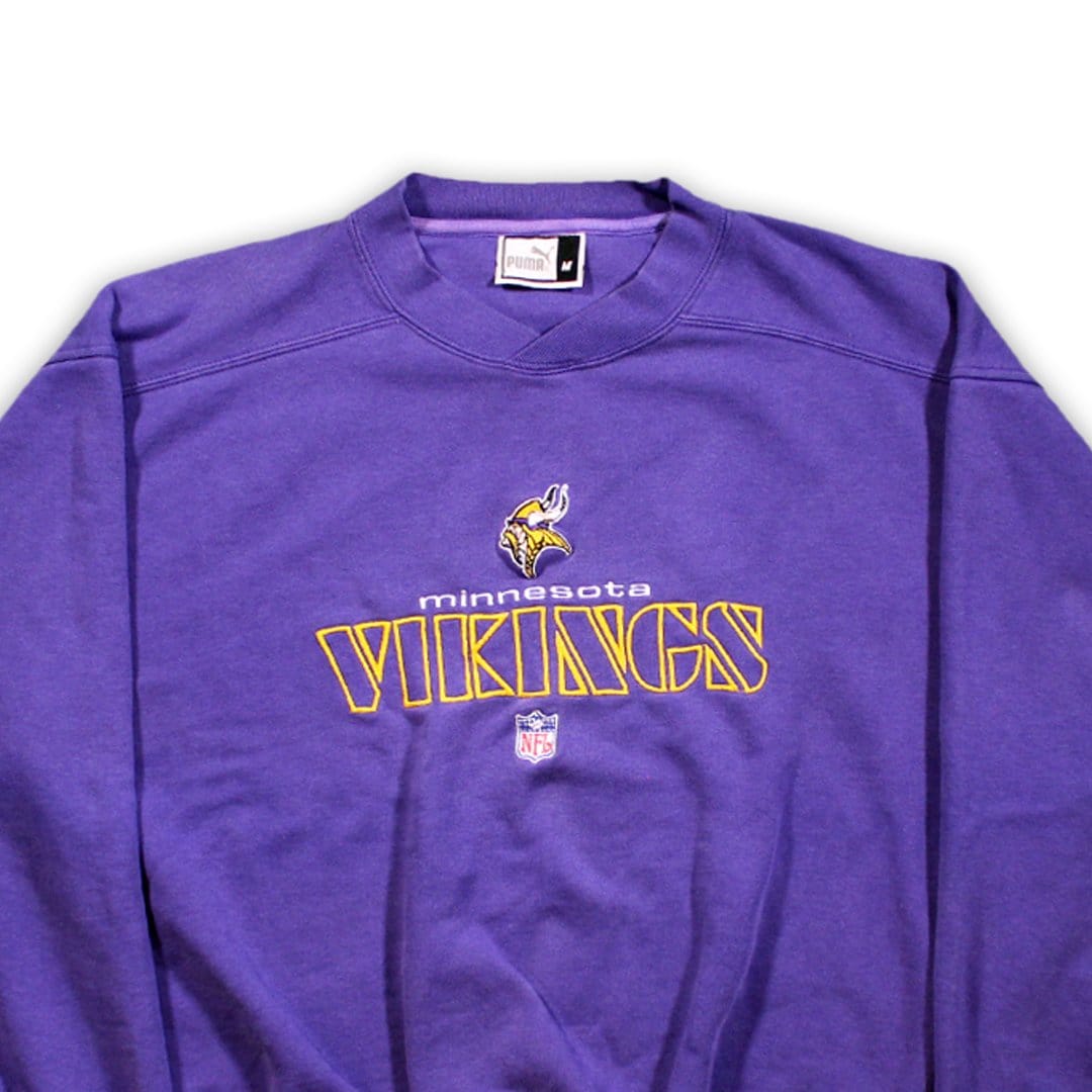 Vintage Minnesota Vikings x Puma NFL Crewneck | Rebalance Vintage.