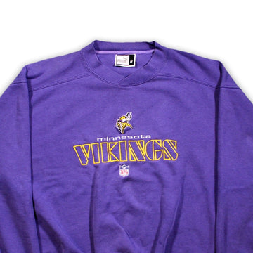 Vintage Minnesota Vikings x Puma NFL Crewneck | Rebalance Vintage.
