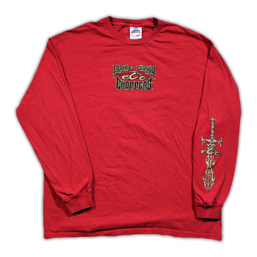 Vintage Red Orange County Choppers Long Sleeve | Rebalance Vintage.