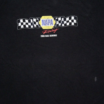 Vintage '03 Napa Racing Schedule Tour Tee | Rebalance Vintage.