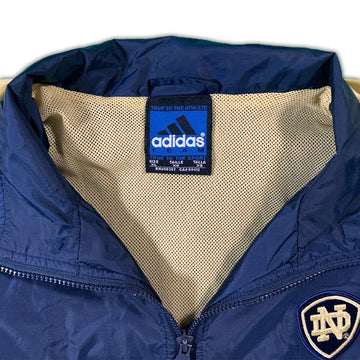 Vintage Notre Dame NCAA x Adidas Windbreaker (XL) | Rebalance Vintage.