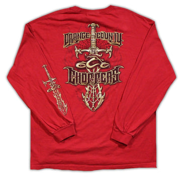 Vintage Red Orange County Choppers Long Sleeve | Rebalance Vintage.
