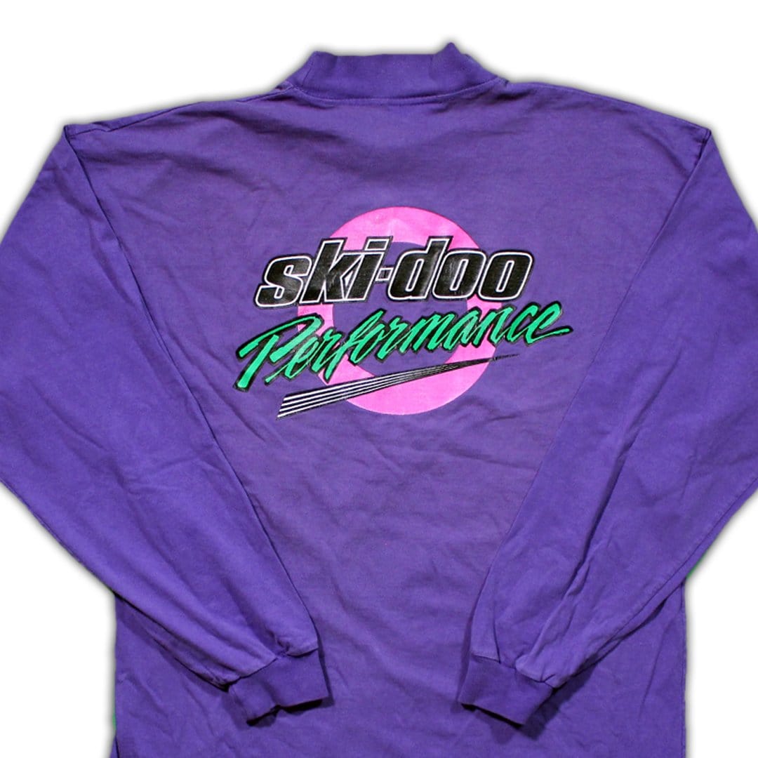 Vintage Purple 90s Skidoo Performance Turtleneck | Rebalance Vintage.