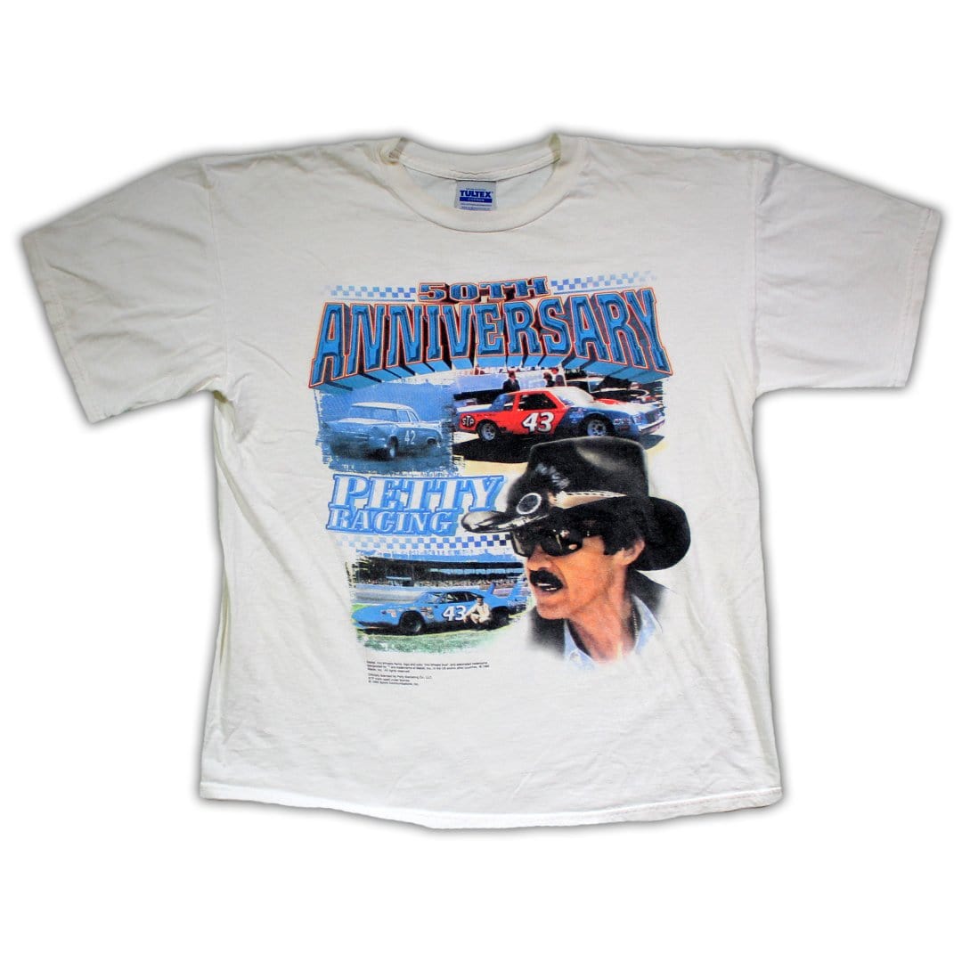 Vintage '99 Petty Racing 50th Anniversary NASCAR Tee | Rebalance Vintage.