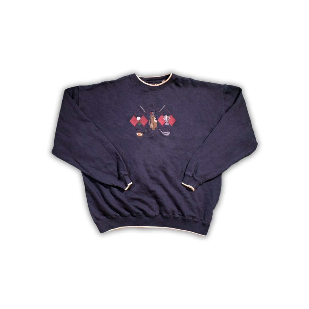 Vintage Golf Embroidered Crewneck | Rebalance Vintage.