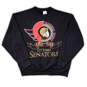 Vintage RARE '92-93 Senators Inaugural Season Crewneck