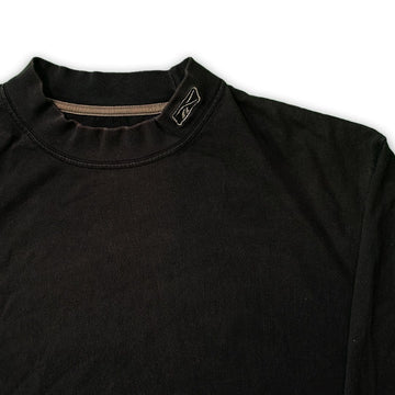 Vintage Black Reebok Mock Neck | Rebalance Vintage.