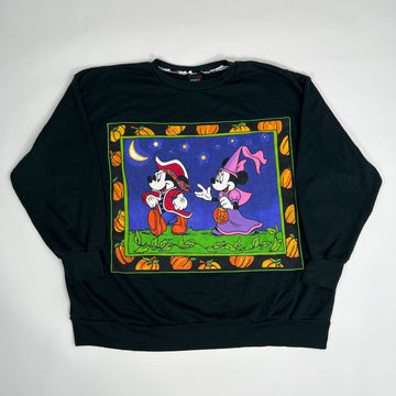 Vintage 90s Mickey + Minnie Mouse Halloween Crewneck | Rebalance Vintage.