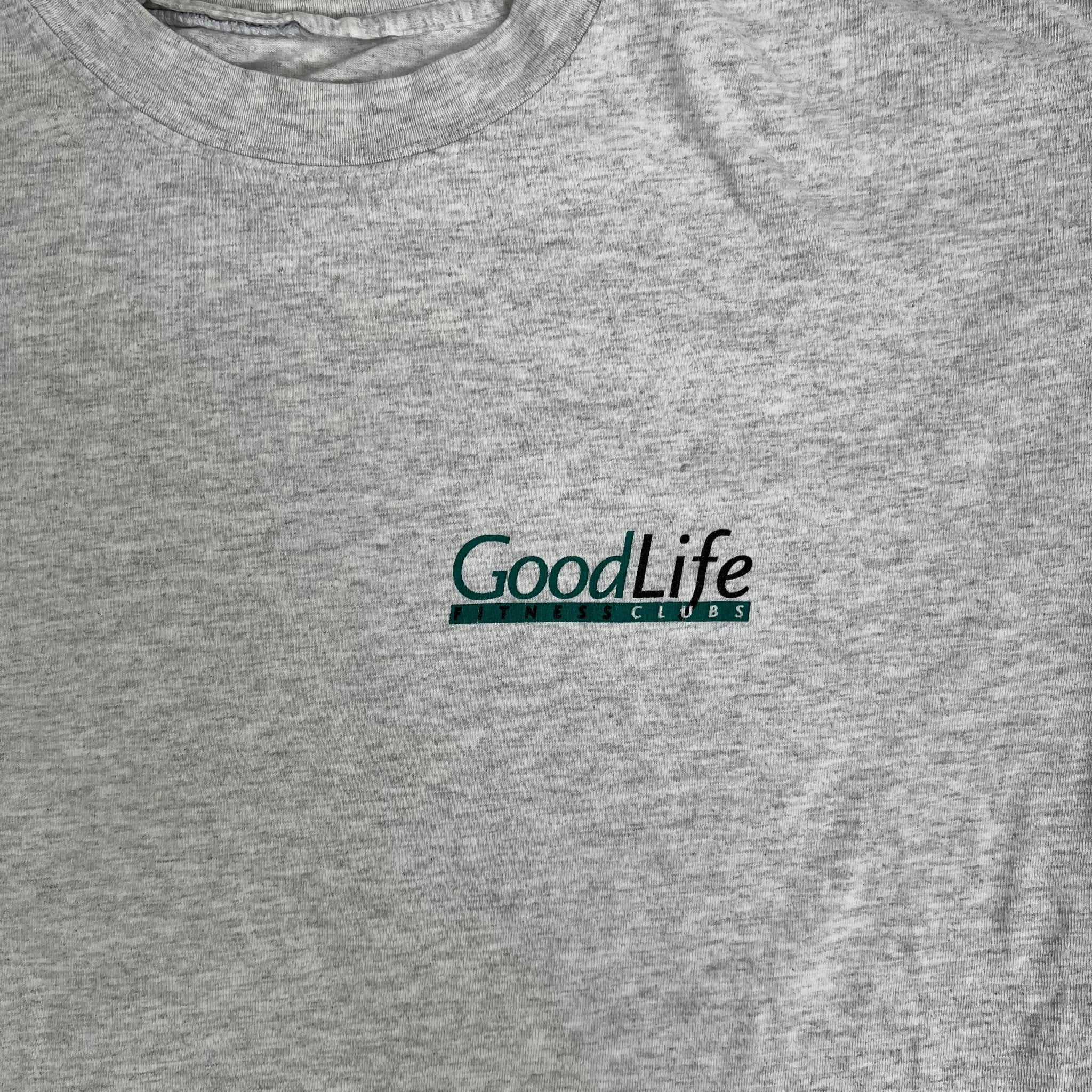 Vintage 90s Goodlife Around the world club tee (L) | Rebalance Vintage.