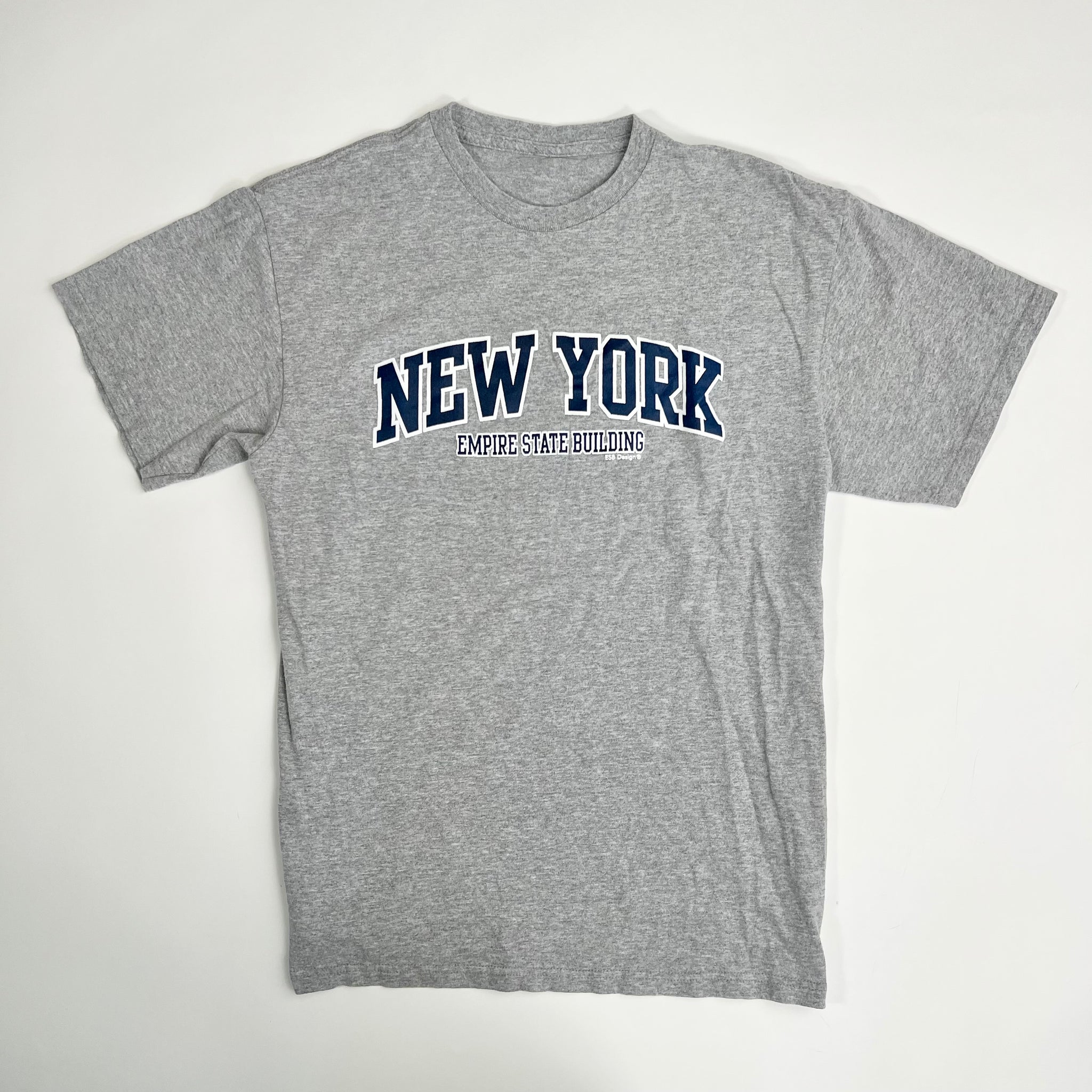 Vintage New York Empire State Building Spell-out Tee | Rebalance Vintage.