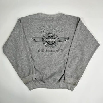 Vintage ’02 Grey Harley Davidson 100 Years Crewneck(L/XL) | Rebalance Vintage.
