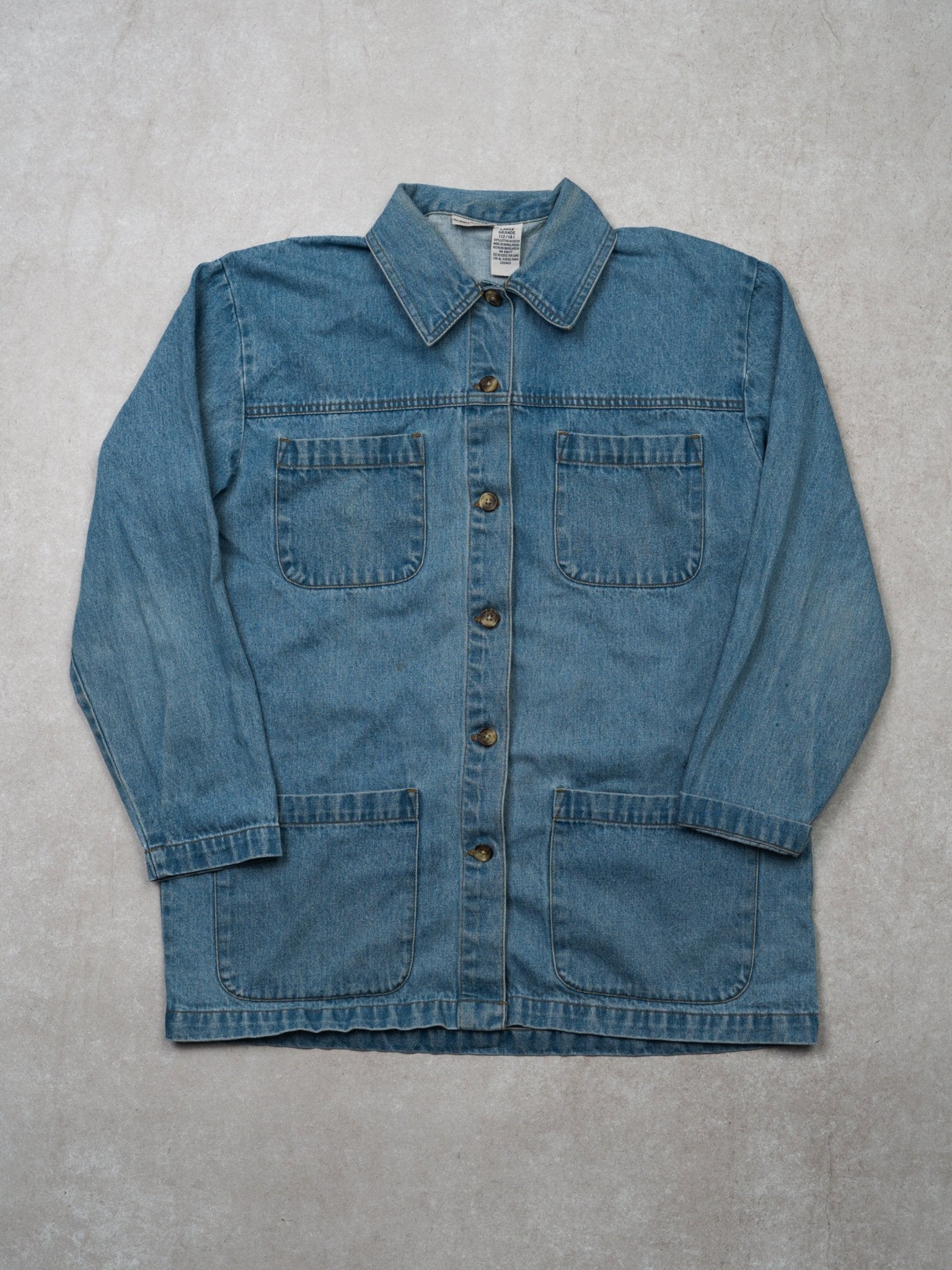Vintage 90s Cabin Creek Denim Button Up (S/M)