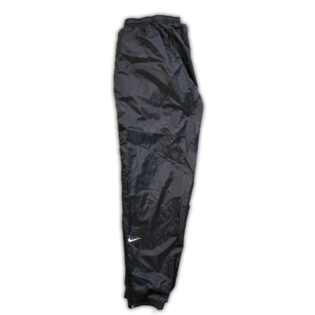 Vintage Black Nike Lined Windbreaker Pants | Rebalance Vintage.