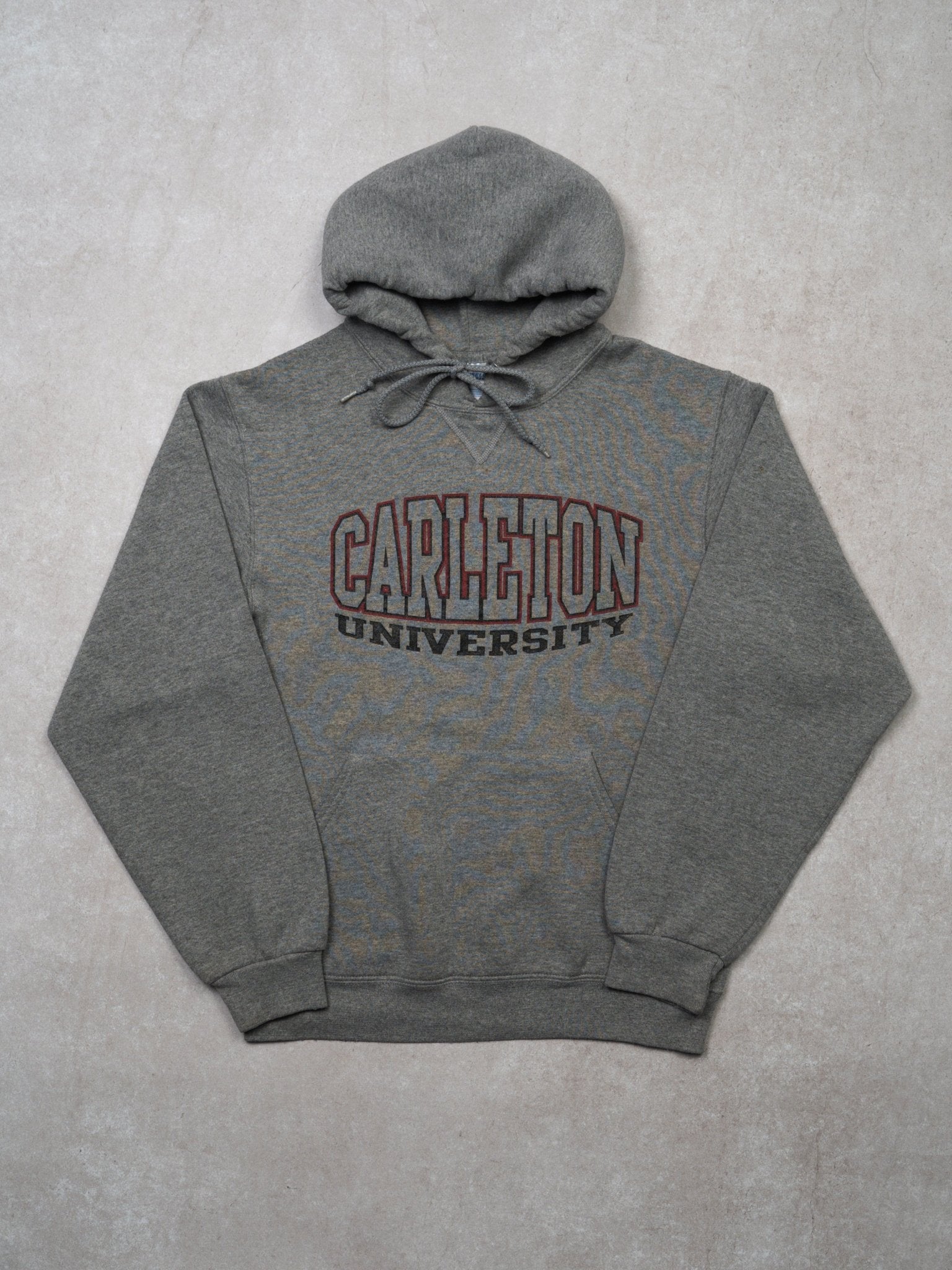 Vintage Grey Carleton University x Russell Athletics Hoodie (S)