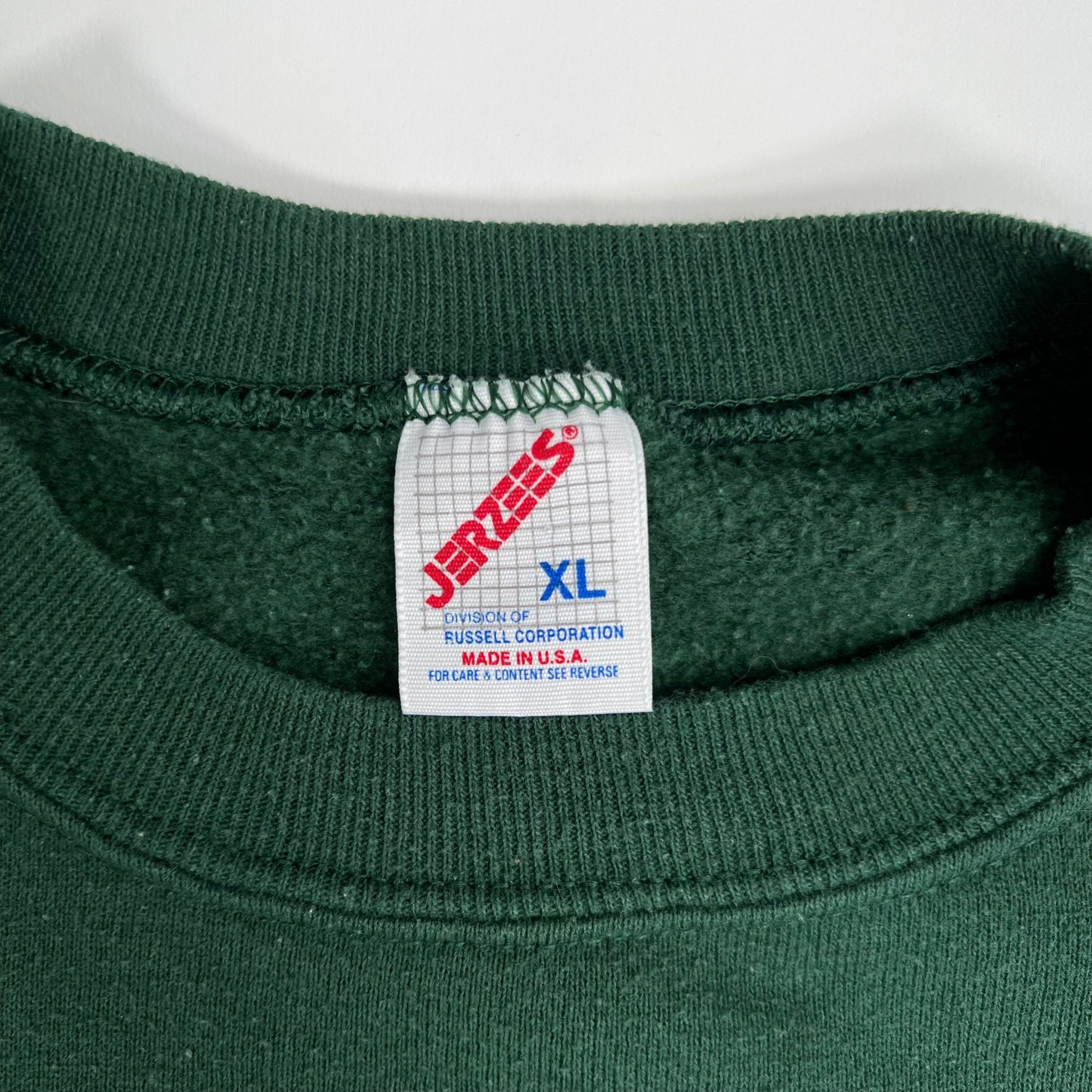 Vintage 80s Green Mallards crewneck (L) | Rebalance Vintage.