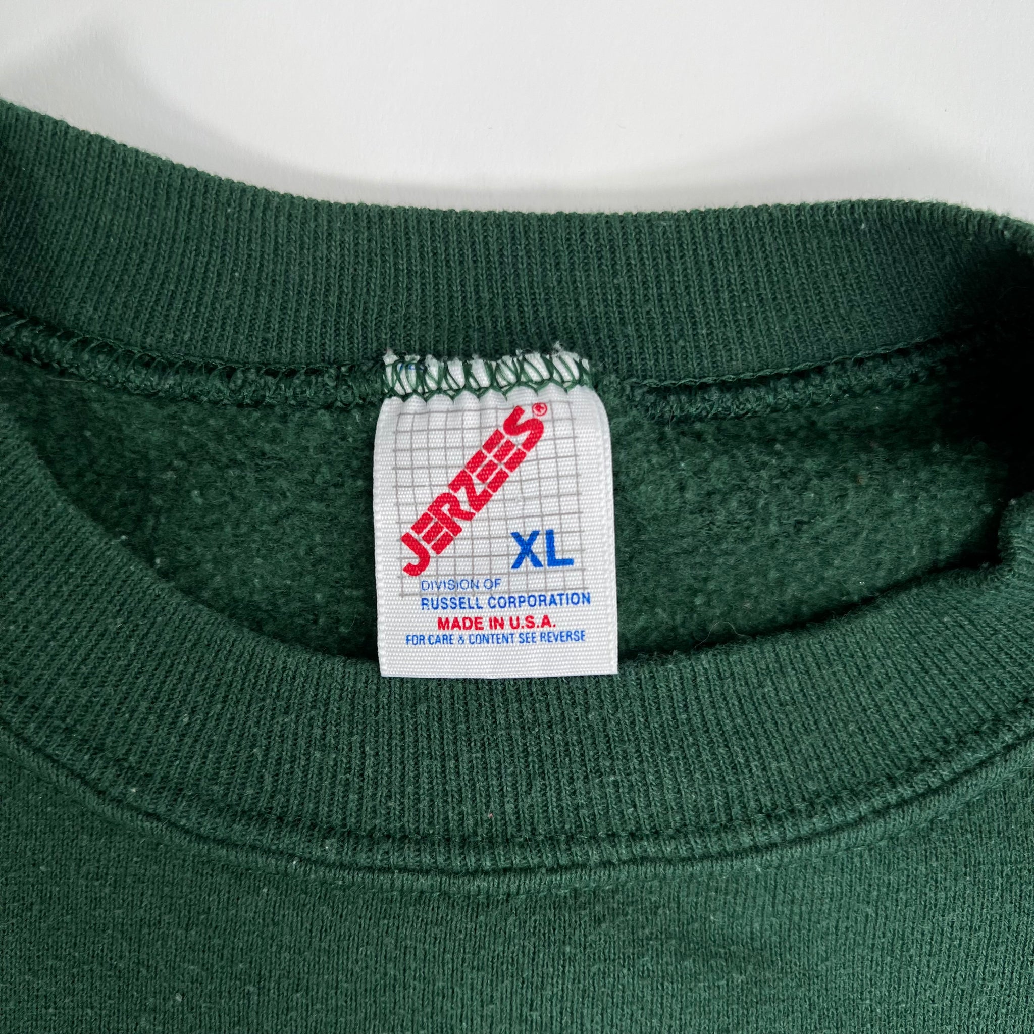 Vintage 80s Green Mallards crewneck (L) | Rebalance Vintage.