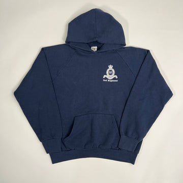 Vintage 90s Blue 2nd Regiment Royal Canadian Horse Artillery Hoodie (M/L) | Rebalance Vintage.