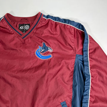 Vintage Vancouver Canucks Pullover Windbreaker (L) | Rebalance Vintage.