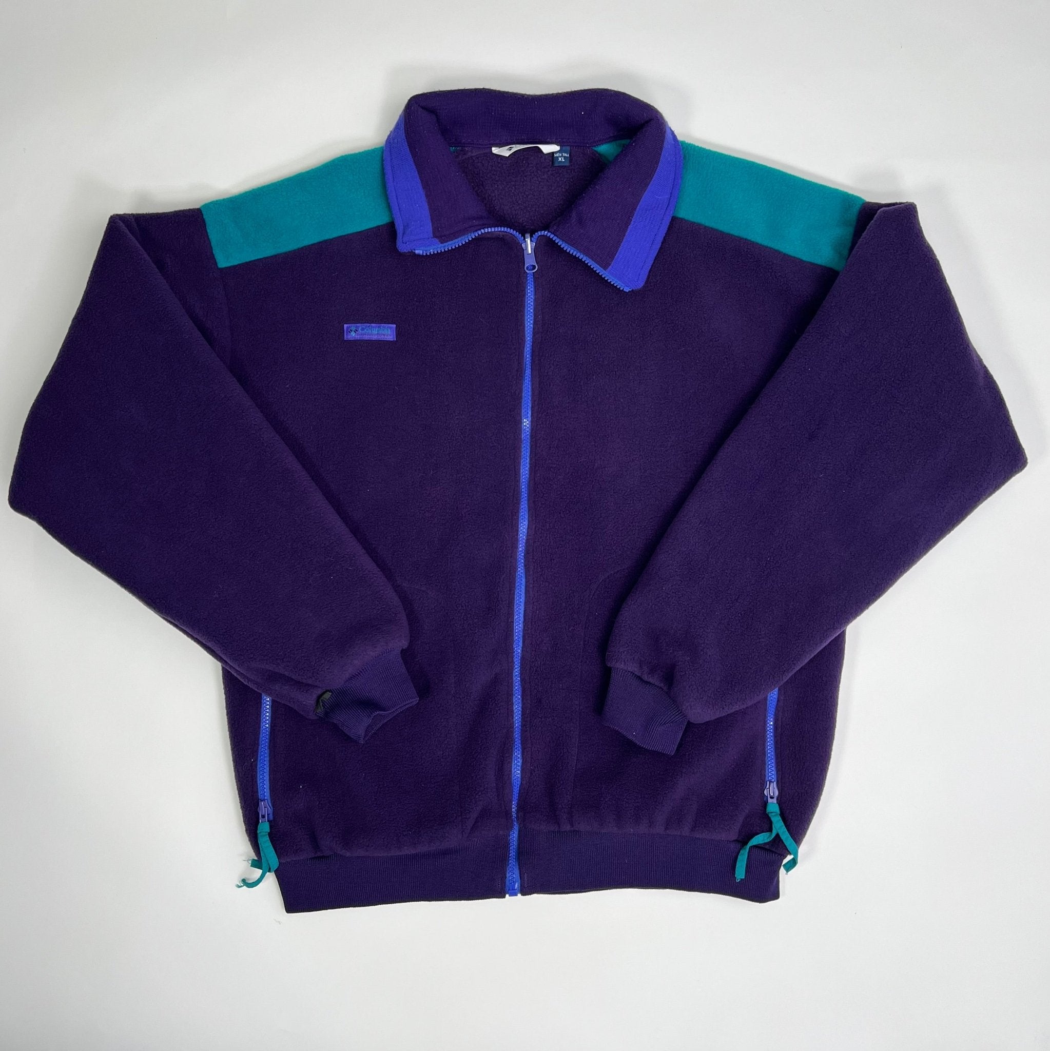 Vintage 80s Columbia Sportswear Jacket + Fleece Zip Up (XL/XXL) | Rebalance Vintage.