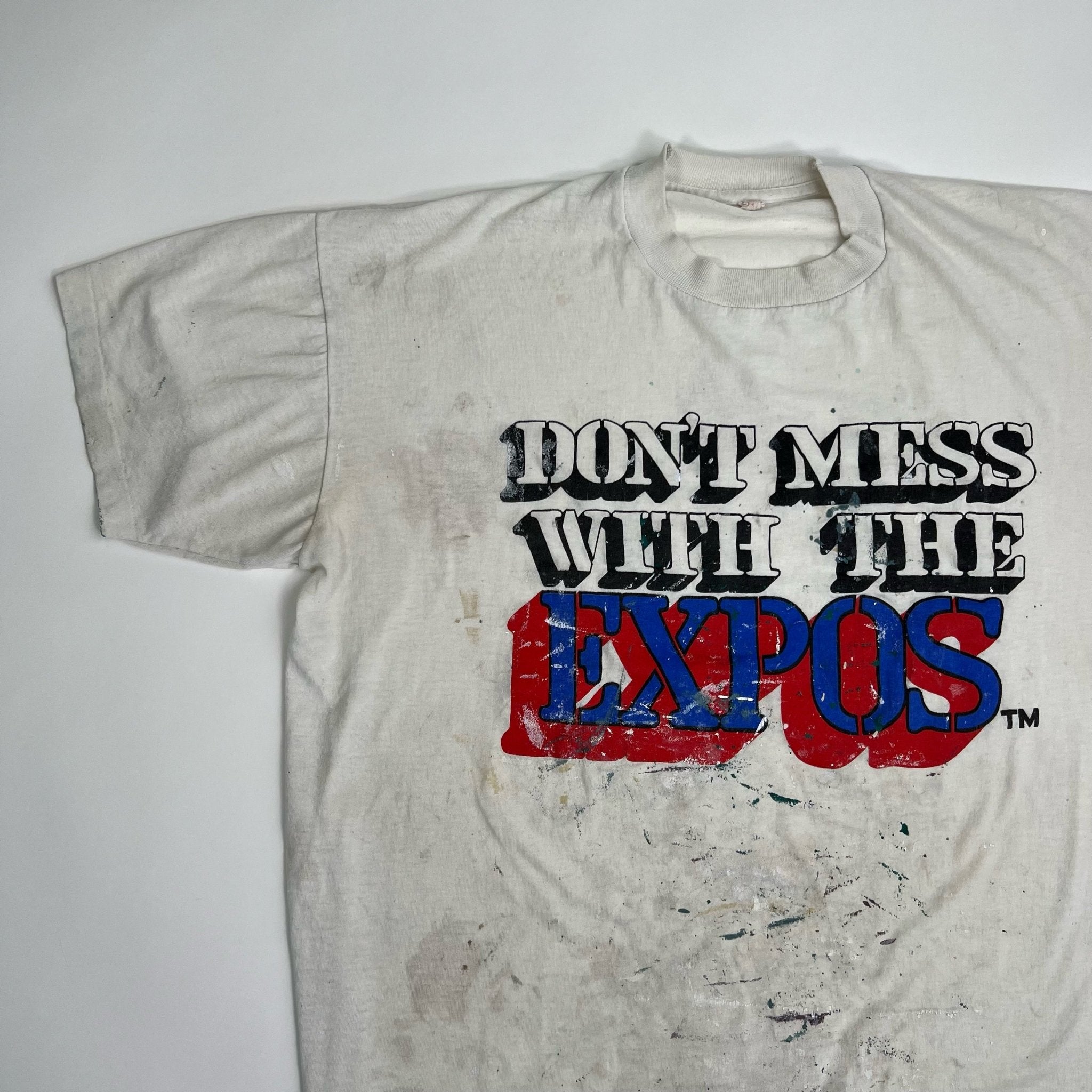 Vintage Don’t Mess With The Expos Single-Stitch Tee (L) | Rebalance Vintage.