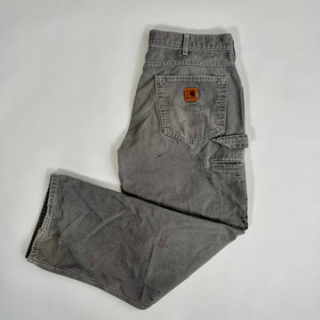 Vintage Grey Carhartt Cargo pants w/ rips | Rebalance Vintage.