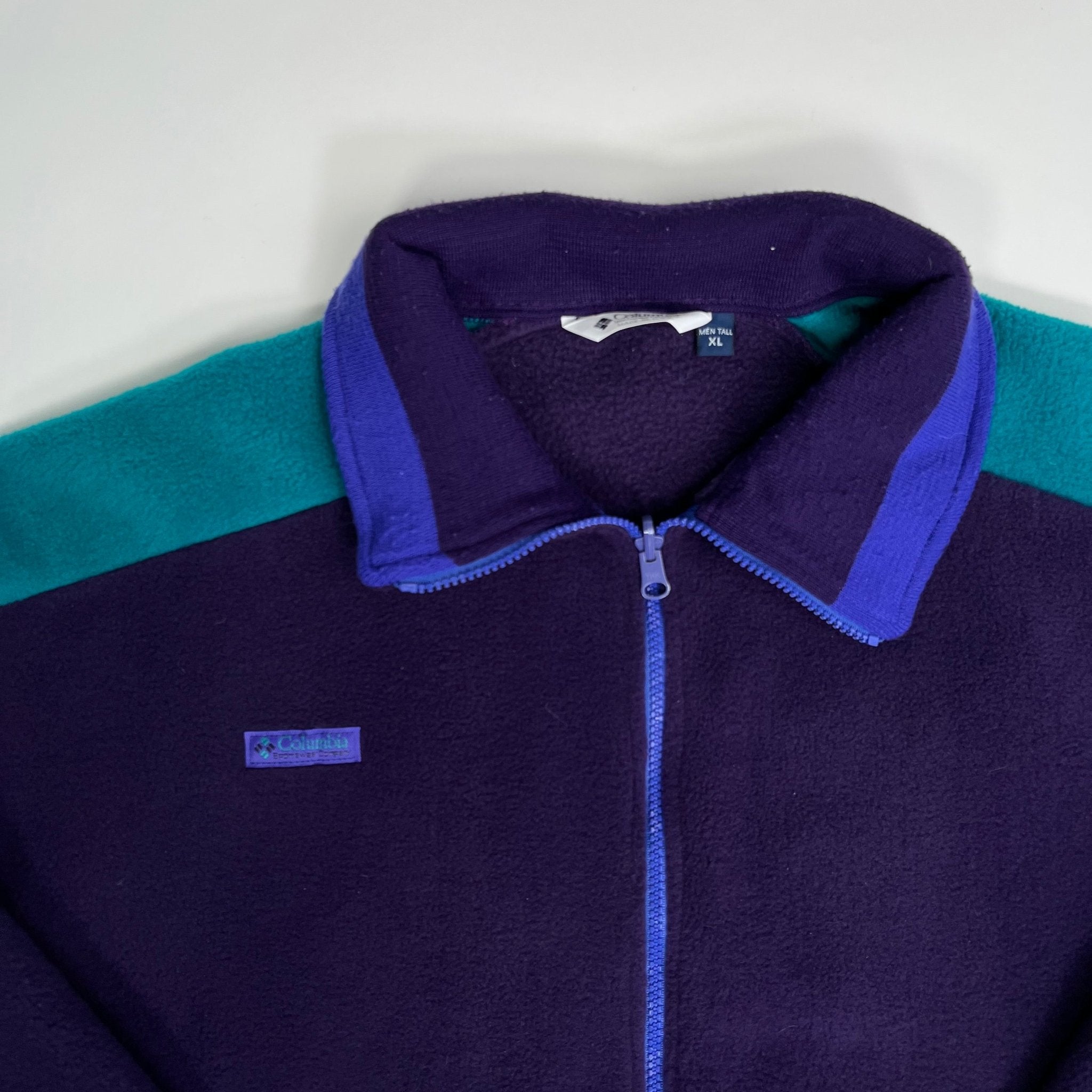 Vintage 80s Columbia Sportswear Jacket + Fleece Zip Up (XL/XXL) | Rebalance Vintage.
