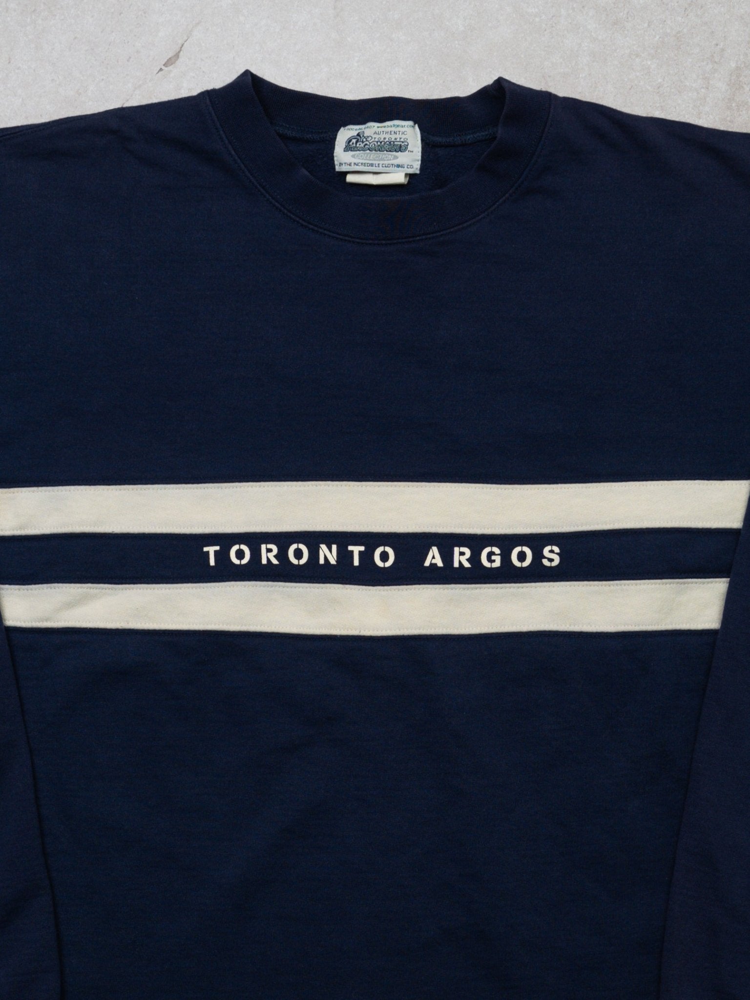 Vintage 90s Navy Authentic Toronto Argos Crewneck (L)