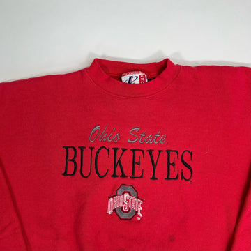 Vintage 90s Red Ohio State Buckeyes crewneck (XL) | Rebalance Vintage.