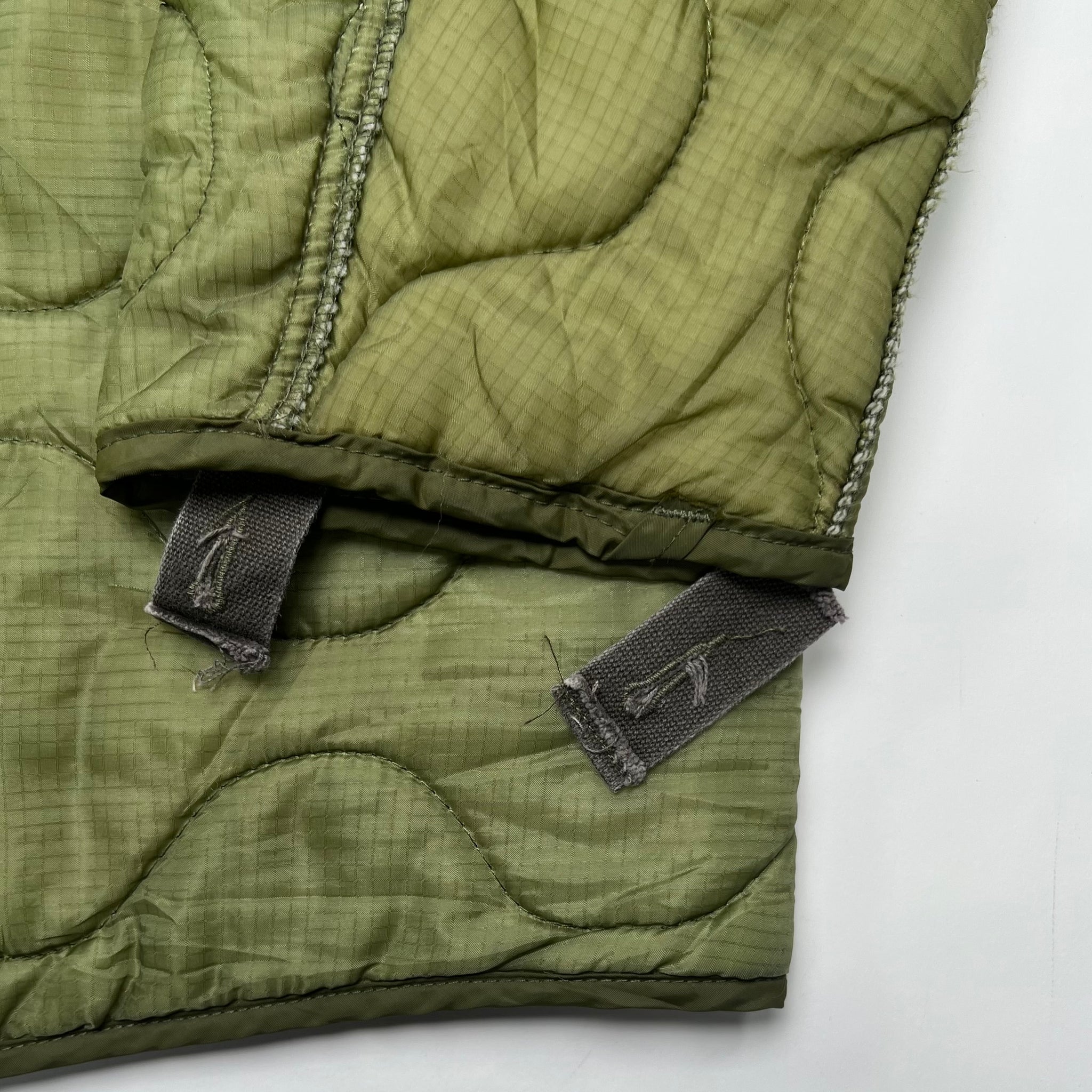 Vintage 80s Green Army Liner Jacket (M) | Rebalance Vintage.