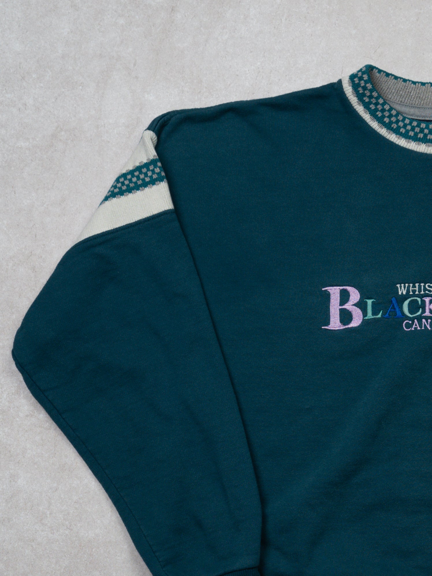 Vintage 90s Blue Blackcomb Whistler Crewneck