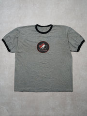 Vintage 90s Grey Hockey Canada Ringer Tee (XL)