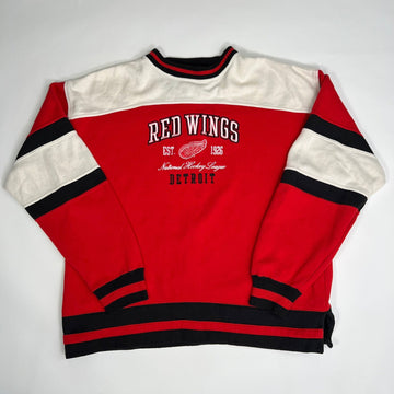 Vintage Tricolor Red Wings NHL Crewneck (XL) | Rebalance Vintage.