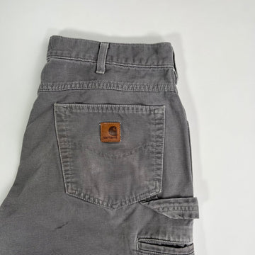 Vintage Grey Carhartt Cargo pants w/ rips | Rebalance Vintage.