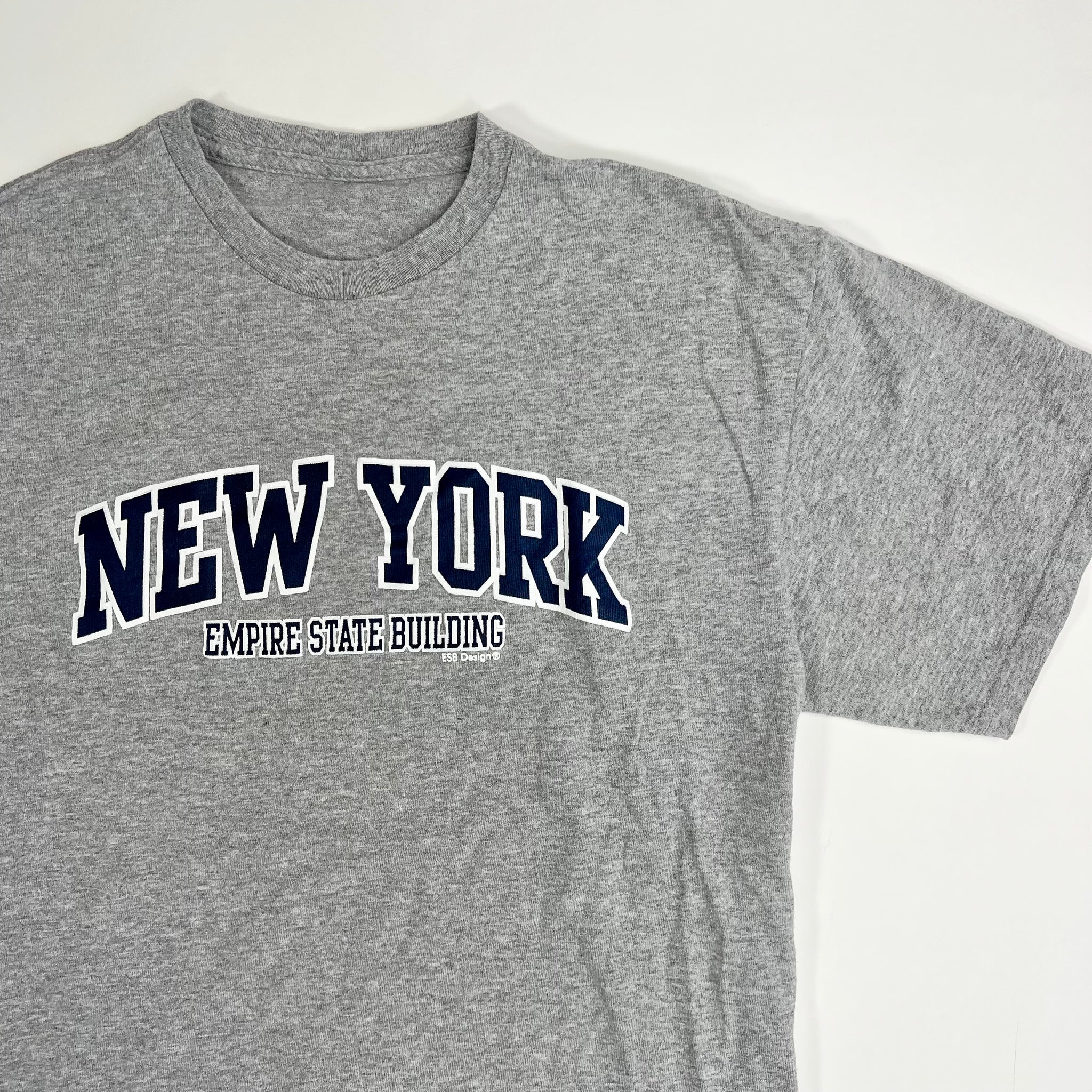 Vintage New York Empire State Building Spell-out Tee | Rebalance Vintage.