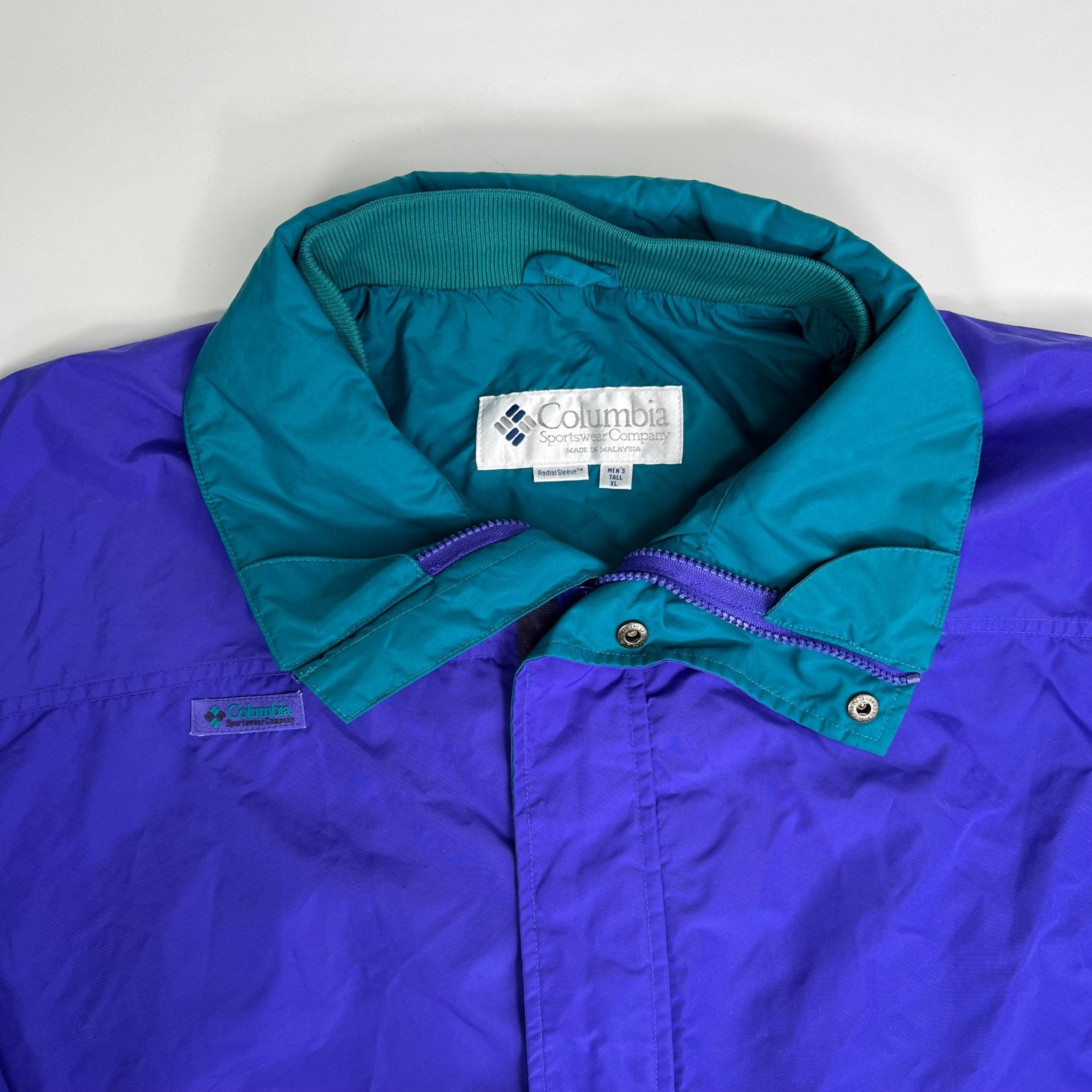 Vintage 80s Columbia Sportswear Jacket + Fleece Zip Up (XL/XXL) | Rebalance Vintage.