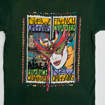 Vintage '90 Green New Orleans French Quarter Tee | Rebalance Vintage.