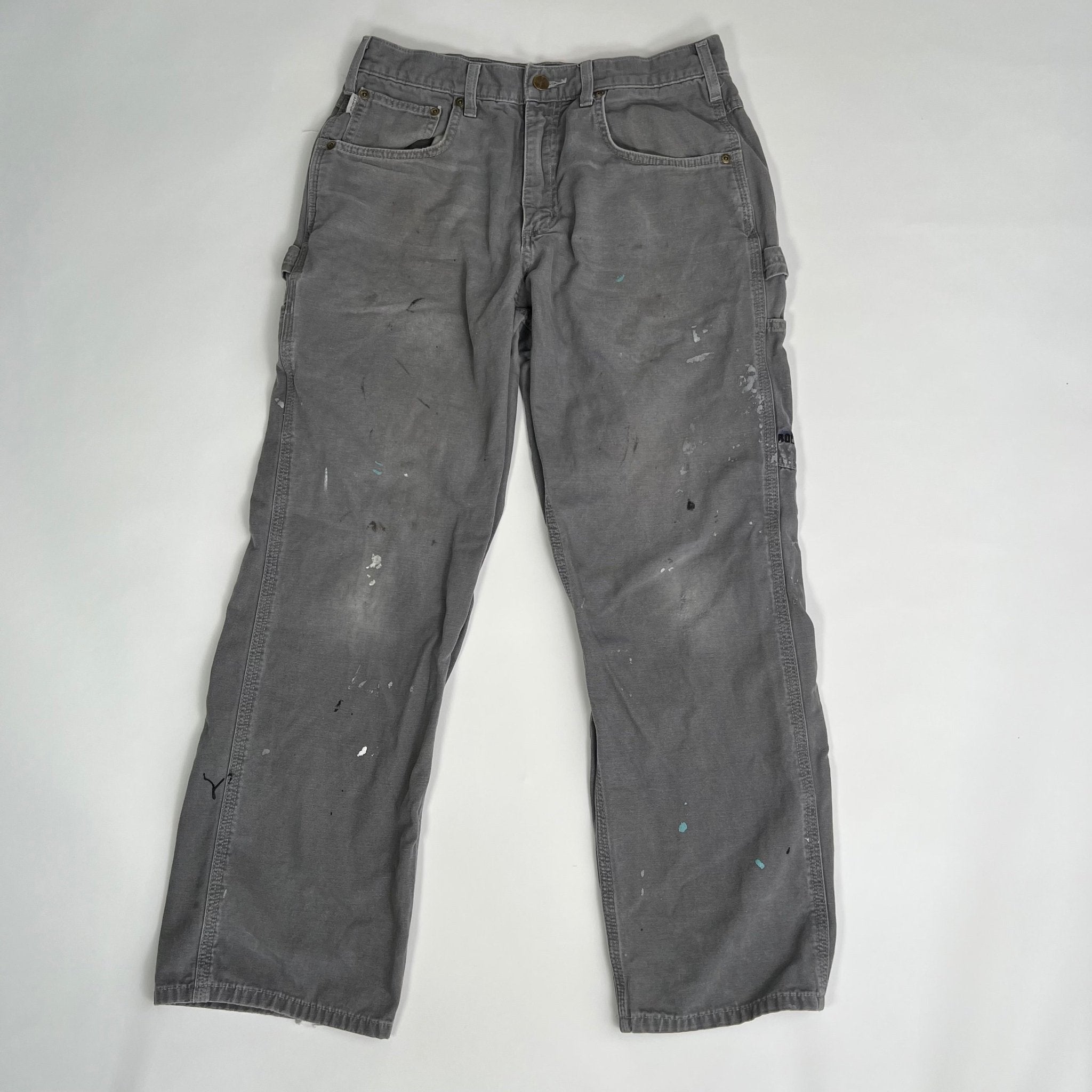 Vintage Grey Carhartt Cargo Pants (32 x 30) | Rebalance Vintage.