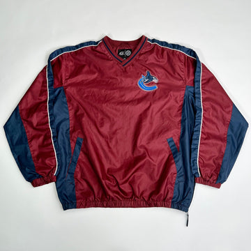 Vintage Vancouver Canucks Pullover Windbreaker (L) | Rebalance Vintage.