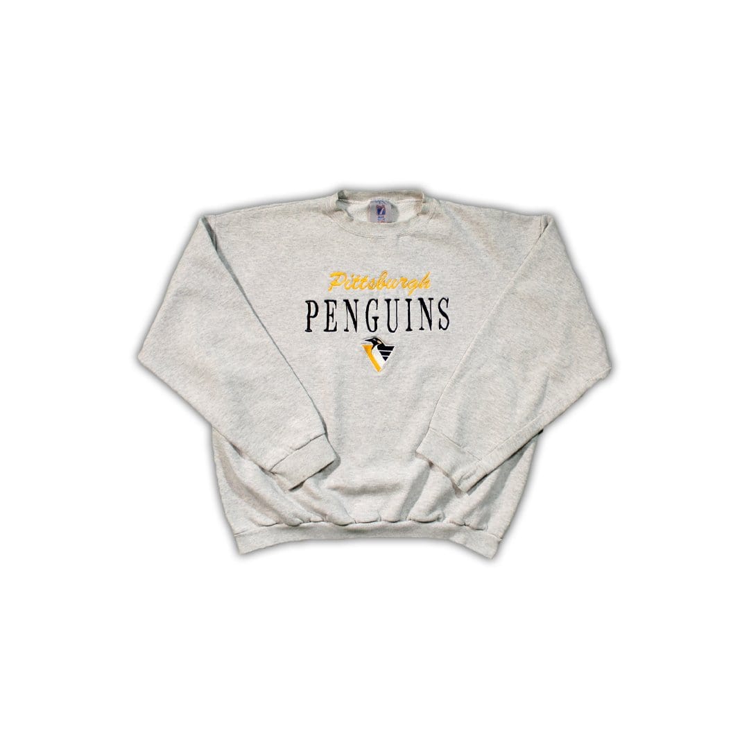 Vintage Pittsburgh Penguins Embroidered Crewneck | Rebalance Vintage.